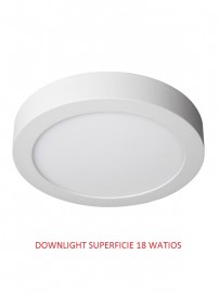 DOWNLIGHT LED SUPERFICIE 18 WATIOS 3000 K