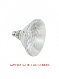 LAMPARA PAR38 LED 9 WATIOS  6000 K